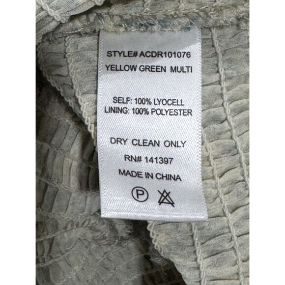 ASTR The Label Women Yellow Green Multi Mini Dress MEDIUM - Picture 6 of 9